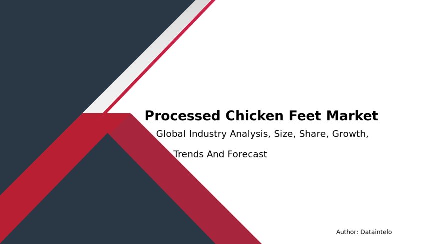 2032 Processed Chicken Feet Market Outlook: Industry Growth & Size Projections