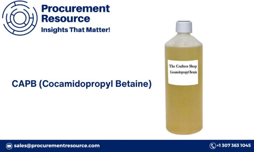 CAPB (Cocamidopropyl Betaine) Production Process with Cost Analysis