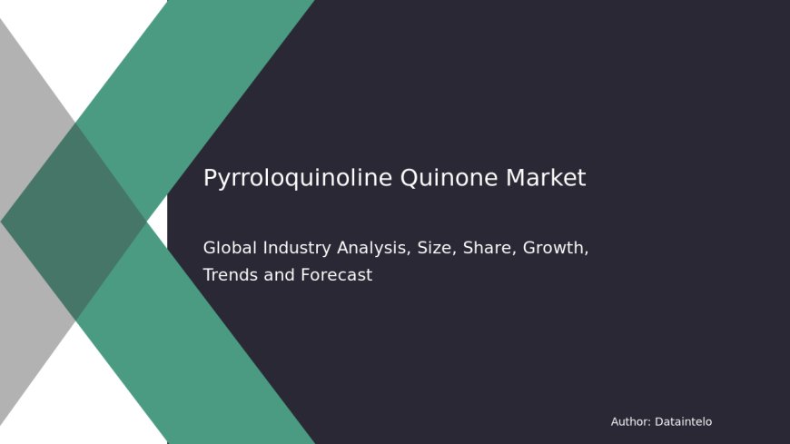 Pyrroloquinoline Quinone Market Forecast: What to Expect in the Coming Years | By Dataintelo