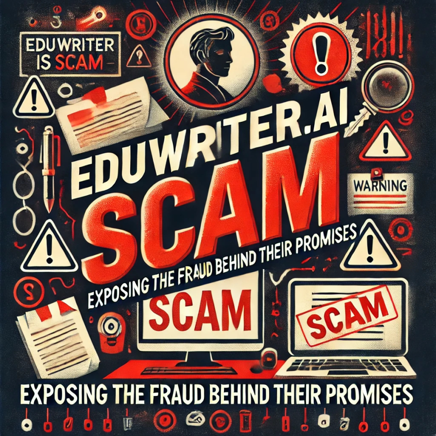 Eduwriter.ai is Scam: Exposing the Fraud Behind Their Promises