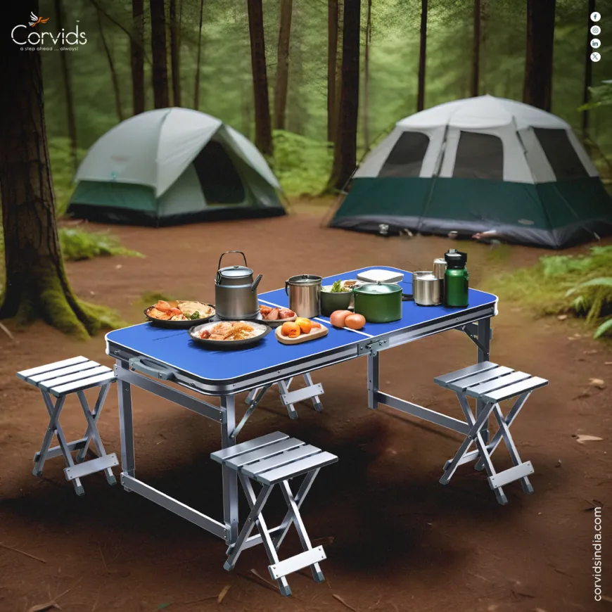 The Ultimate Guide to Folding Tables: Versatile Solutions for Outdoor and Camping Needs from Corvids India