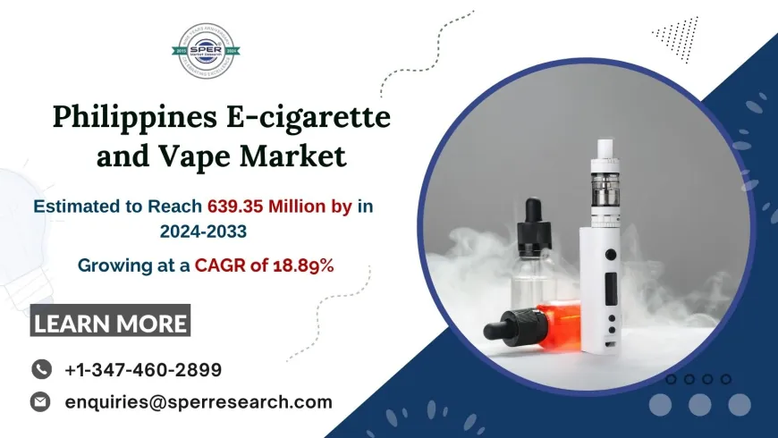 Philippines E-cigarette and Vape Market Revenue, Share, Challenges, Growth Opportunities, and Trends Analysis to 2033 – SPER Market Research