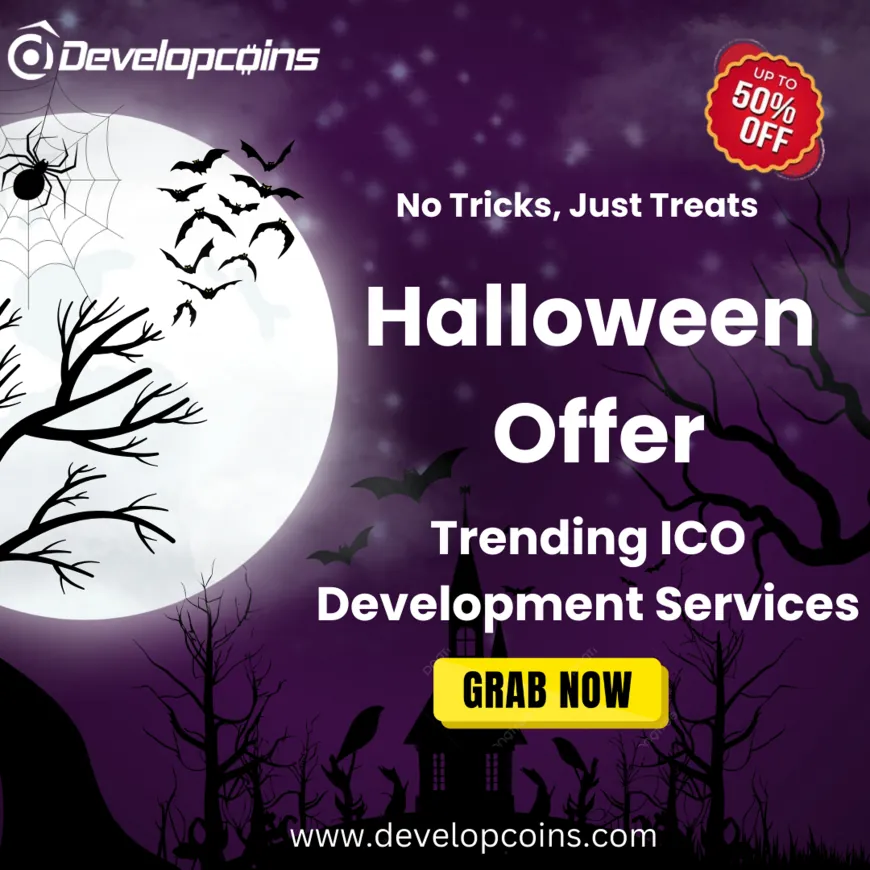 No Tricks, Just Treats: Explore Trending ICO Development Services with DevelopCoins - Halloween Special!