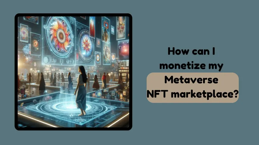 How can I monetize my Metaverse NFT marketplace?