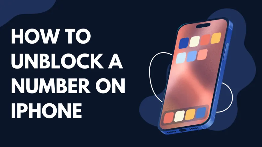 What is the process to unblock a number on an iPhone or iPad?