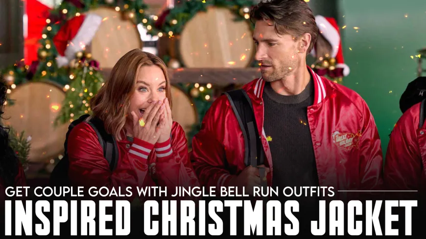 Get Couple Goals With Jingle Bell Run Outfits Inspired Christmas Jacket