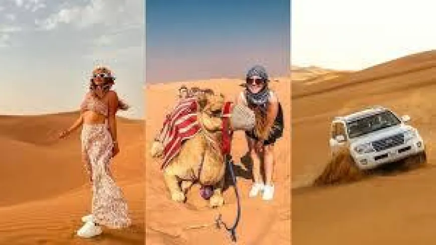 Dubai Desert Safari Tours with Dune Bashing and Camel Rides