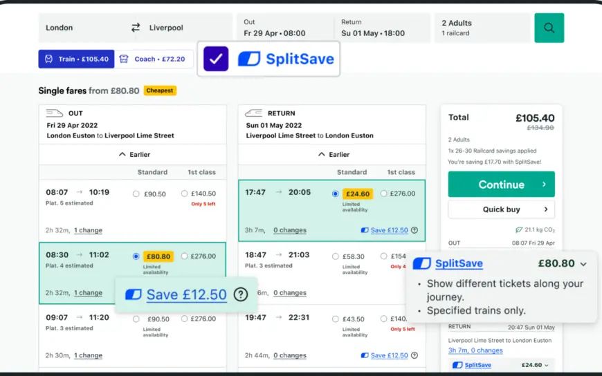 Top 10 FAQs About Splitsave Train Tickets