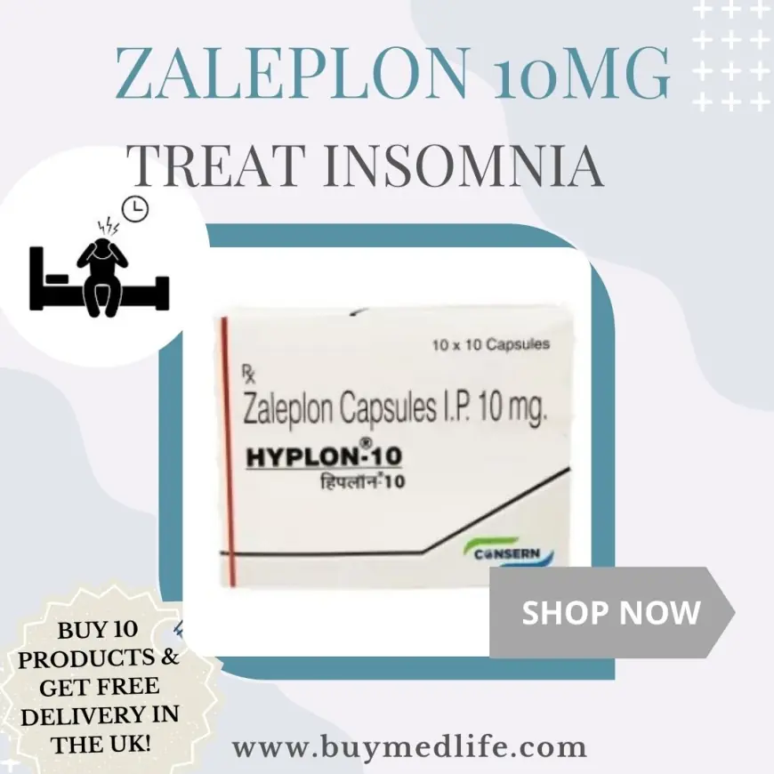 Short-Term Insomnia Relief with Zaleplon 10mg Capsules