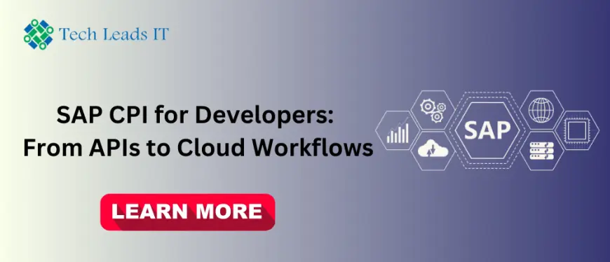 SAP CPI for Developers: From APIs to Cloud Workflows