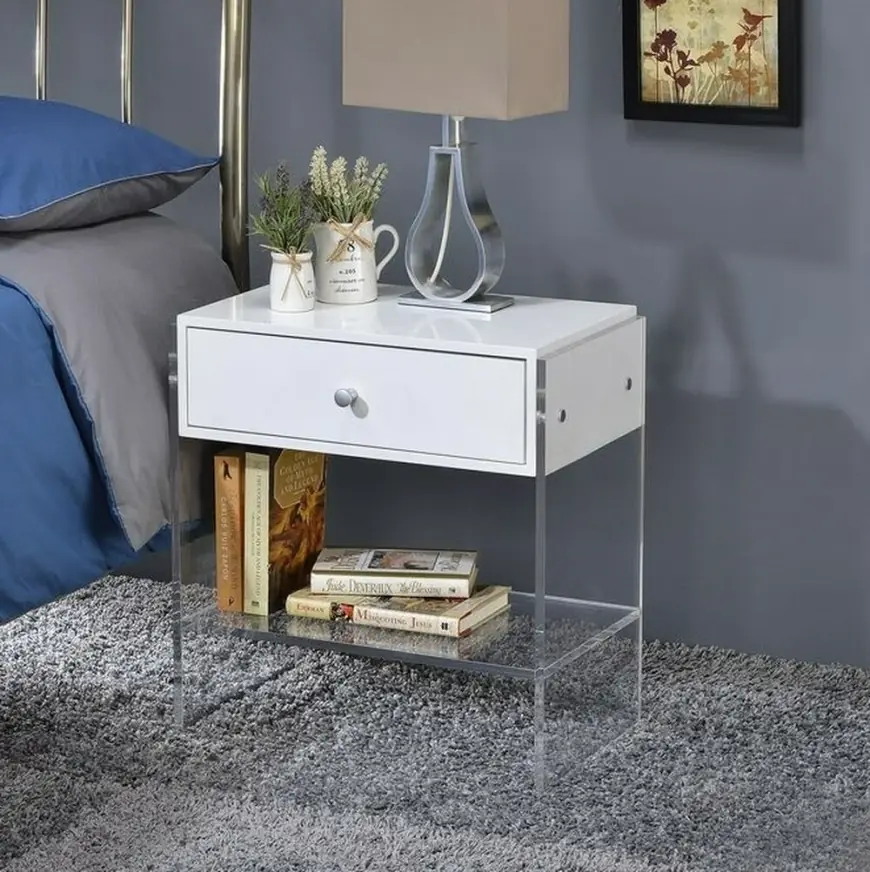 Acrylic Nightstand Tables: A Modern Touch for Your Bedroom