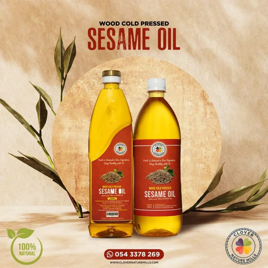 Discover the Power of Cold Pressed Sesame Oil from Clover Nature Mills