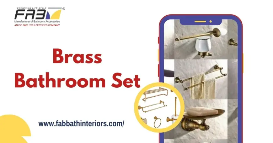 Enhance Your Space with a Premium Brass Bathroom Set