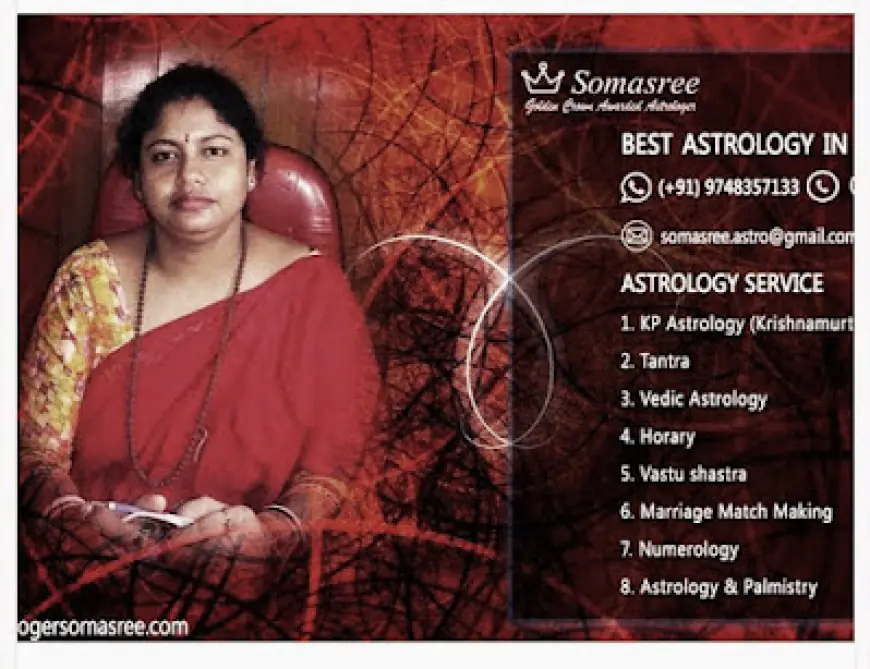 Renowned and Respected Kolkata's Top Astrologer Somasree Profound Her Wisdom