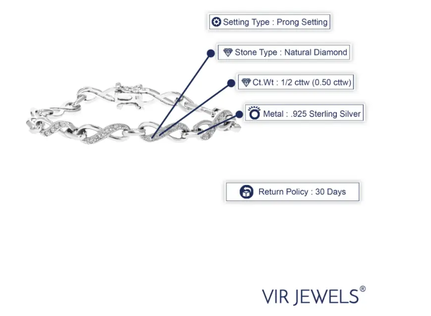 Diamond Bracelets for Women – Vir Jewels