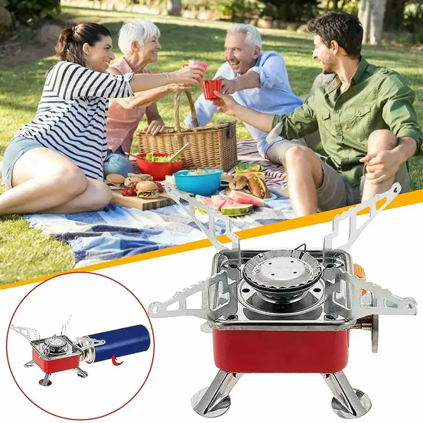 Cook Outdoors Anywhere with Windproof Stove Gas for Camping