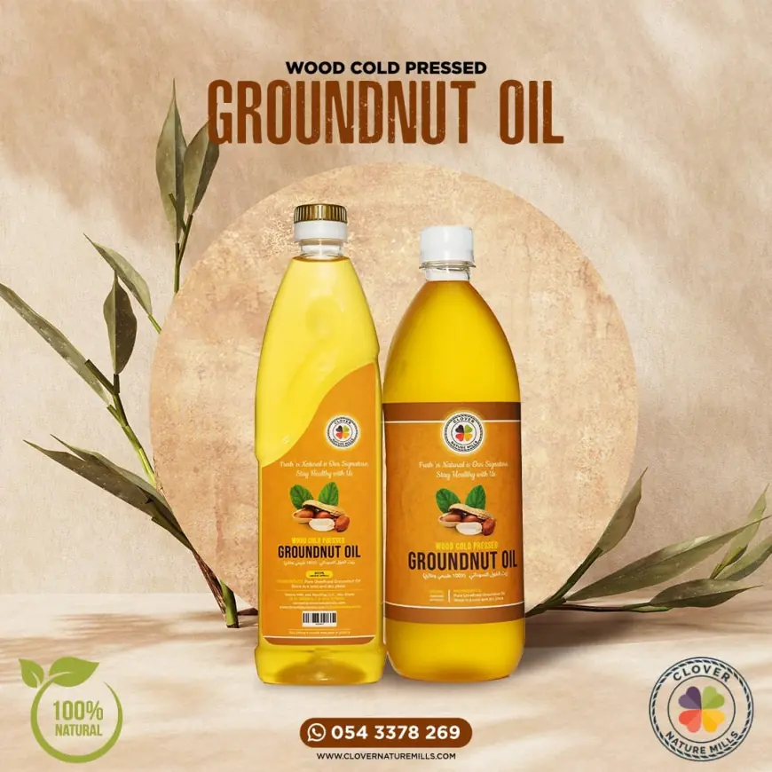 Explore the Health and Culinary Benefits of Cold Pressed Groundnut Oil from Clover Nature Mills