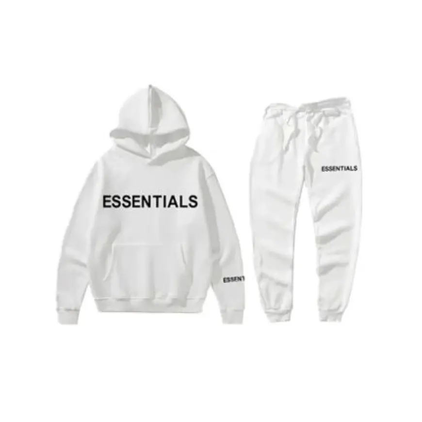 Stylish Men And Women Essentials Spring Tracksuit Cream for All-Day Wear