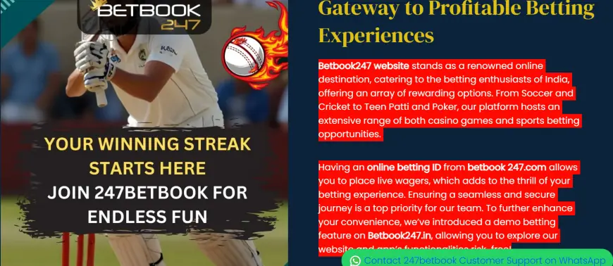 Betbook247 - The Ultimate Destination for Online Betting in India