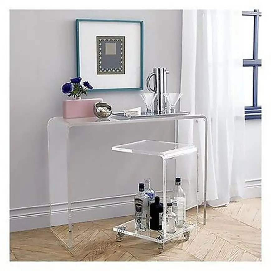 Exploring the Unique Allure of Acrylic Console Tables