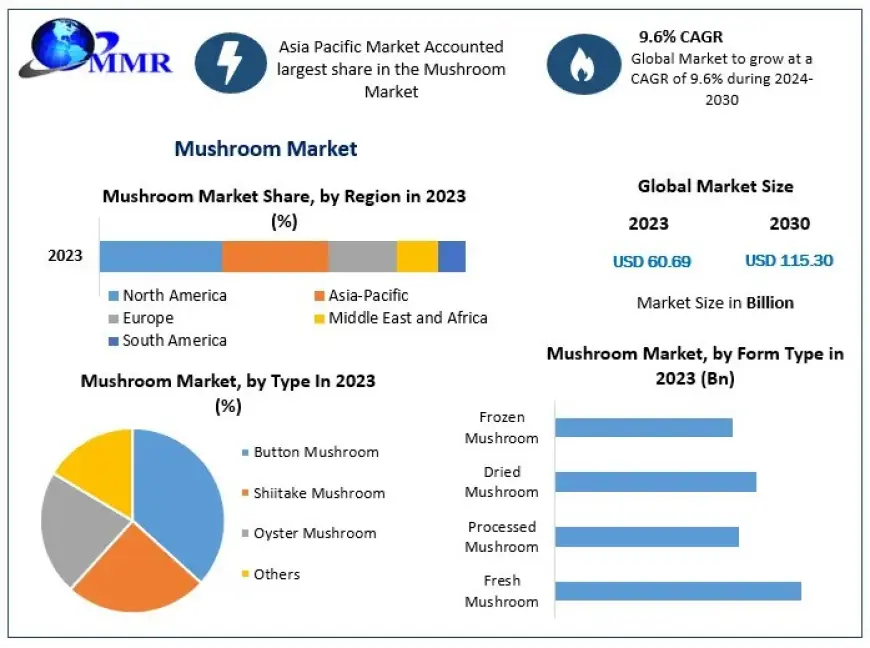 Mushroom Market Development Status, Top Manufacturers And Forecast 2030