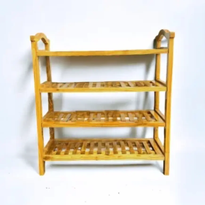 Stylish & Space-Saving Wooden Shoe Rack for Organized Living