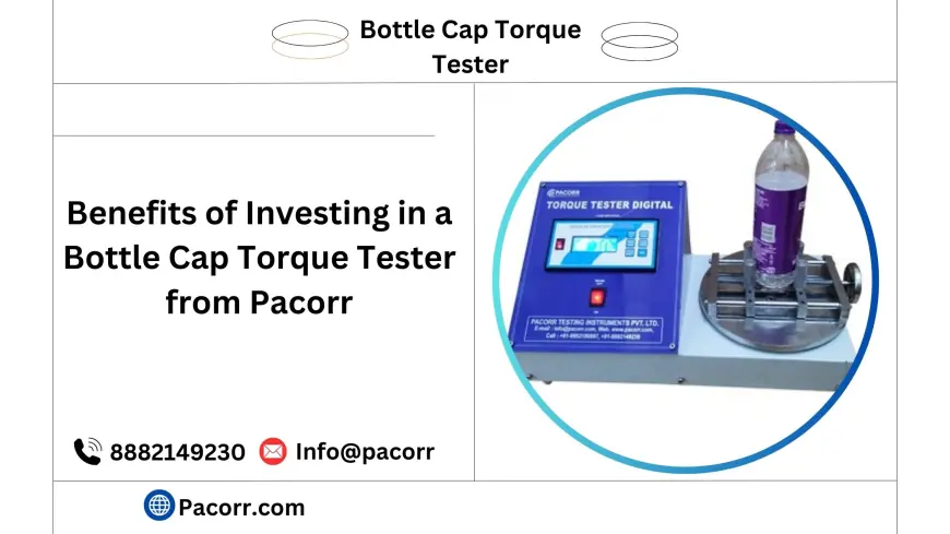 Bottle Cap Torque Tester Your Key to Consistent and Safe Packaging