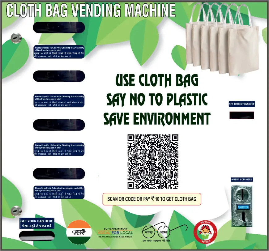 How Schools and Colleges Are Promoting Sustainability with Cloth Bag Vending Machines