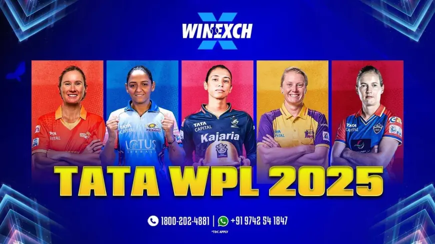 RCB vs UPW | WPL 2025: 1.5% Cashback Up to 30 Lakhs at Winexch