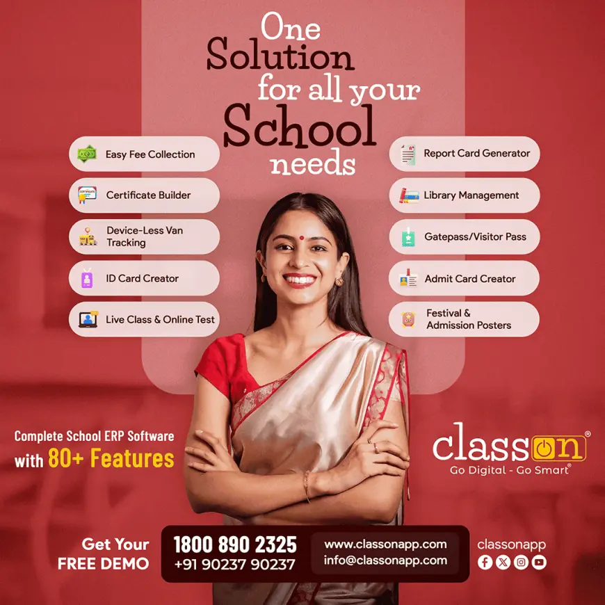 Effortless School Management with Class On App’s School ERP Software