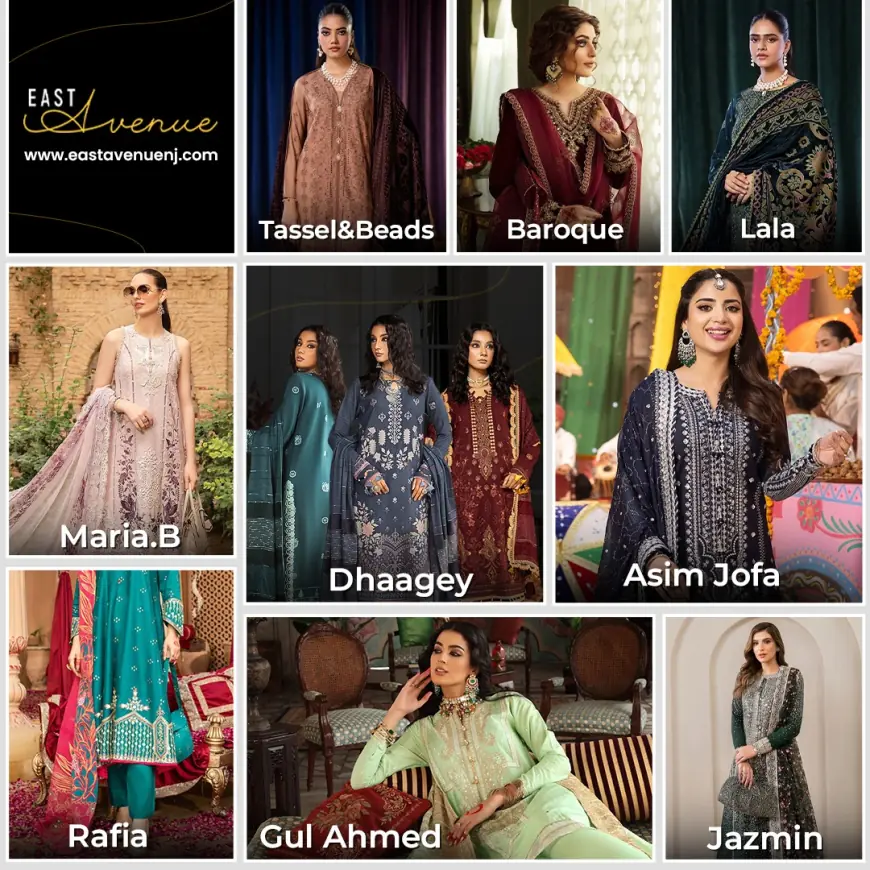 East Avenue NJ: Pakistani Clothes Online, Delivered to Your Door