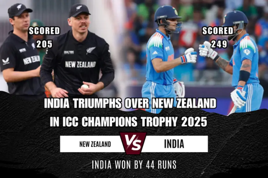 In the recent ICC Champions Trophy 2025 match between India and New Zealand, several players delivered standout performances: