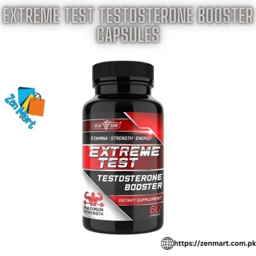 Extreme Test Testosterone Booster Capsules at 100% Reliable Price in Pakistan | 03222076662