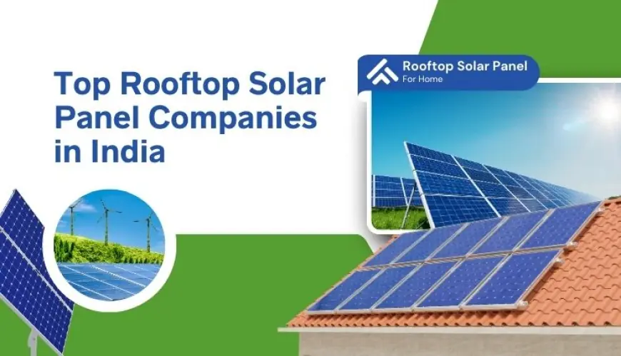 Top Rooftop Solar Panel Companies in India 2025