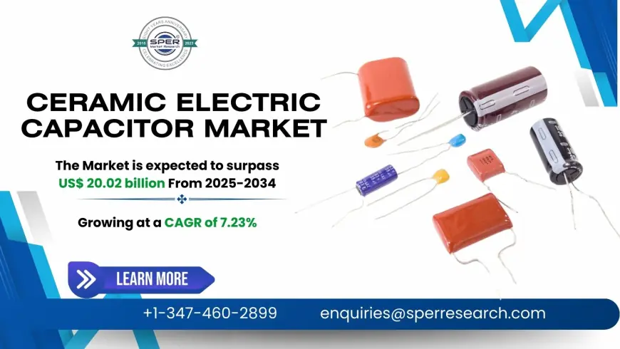 Ceramic Electric Capacitor Market Share, Size, Growth, Demand, Business Scope and Forecast 2034: SPER Market Research