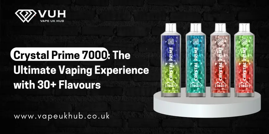 Crystal Prime 7000: The Ultimate Vaping Experience with 30+ Flavours