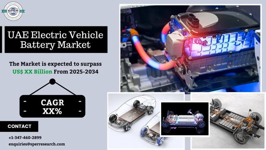 UAE Electric Vehicle Battery Market Share, Revenue, Demand, Competition and Future Outlook Till 2034: SPER Market Research