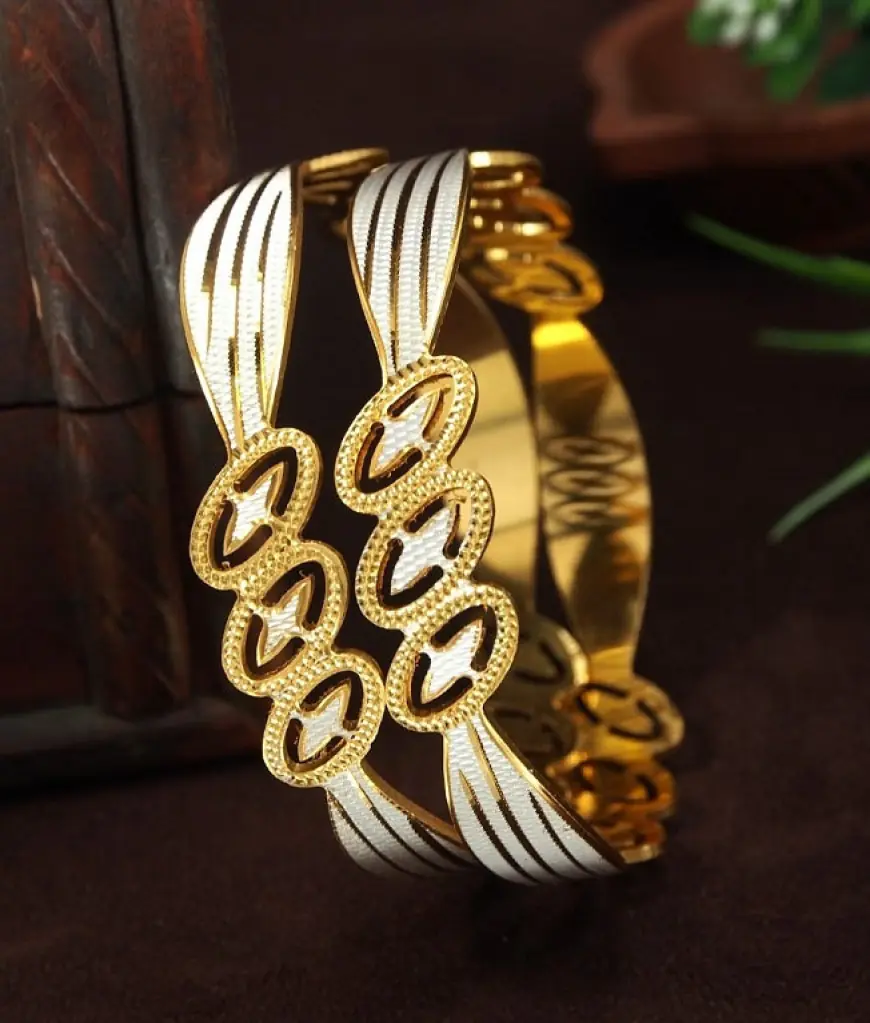 Find Premium Two Tone Plated Designer Bangle for Every Occasion