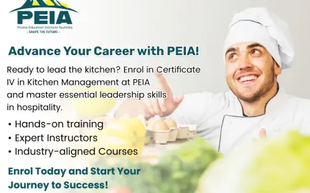 Enrol Certificate IV in Kitchen Management at PEIA