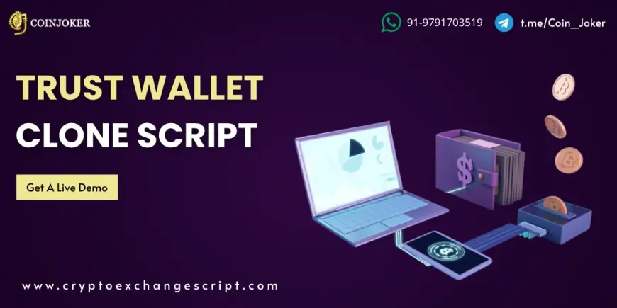 Boost Your Crypto Business with a Trust Wallet Clone script – Scalable & Secure