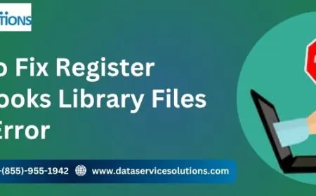 Steps to Fix Register QuickBooks Library Files Failed Error