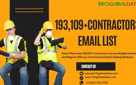 Why Vendors Choose InfoGlobalData for Verified Contractors Email Lists