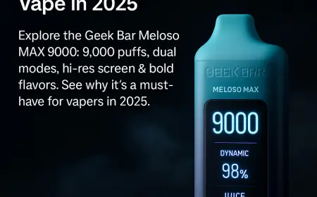 Geek Bar Meloso MAX 9000 Review – A Hi-Tech Disposable Powerhouse