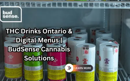 THC Drinks Ontario & Digital Menus | BudSense Cannabis Solutions