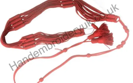 Orange Silk Hussar Barrel Ceremonial Cord With Tassels – A Perfect Touch of Tradition