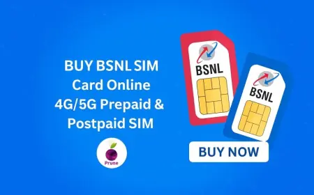 Buy BSNL SIM Card Online | 4G/5G Prepaid & Postpaid SIM — Prune
