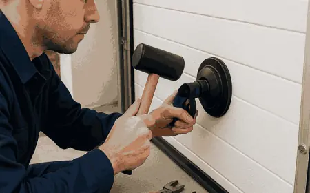 Why Is Professional Garage Door Dent Repair Recommended in Bakersfield