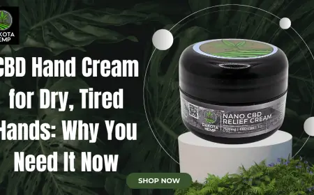 CBD Hand Cream for Dry Skin | Dakota Hemp