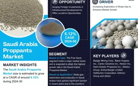 Saudi Arabia Proppants Market Research 2024–2030: Growth, Size & Opportunities