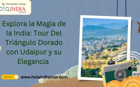 Explora la Magia de la India: Tour Del Triángulo Dorado con Udaipur y su Elegancia